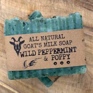Peppermint and Poppy Goat Milk Soap  Peppermint and Poppy Goat Milk Soap