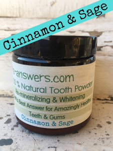 Remineralizing Cinnamon and Sage Tooth Powder for Extra Whitening Remineralizing Cinnamon and Sage Tooth Powder for Extra Whitening