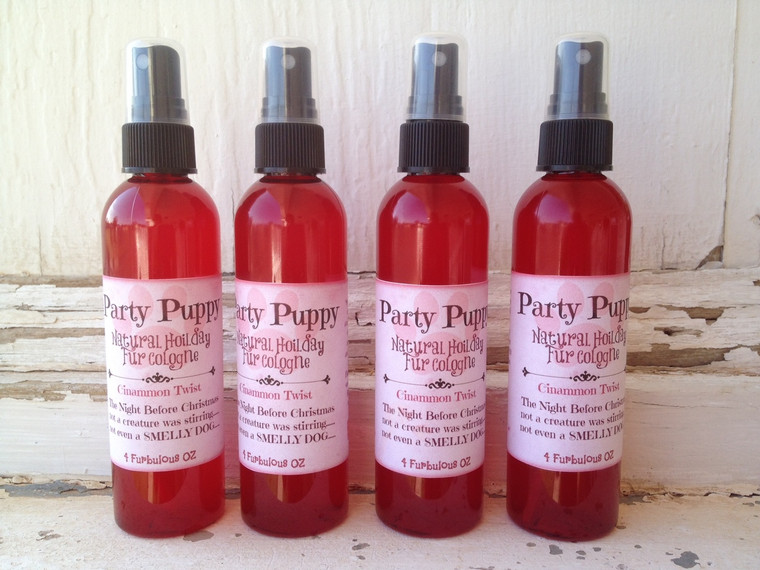 All Natural Dog Cologne for Christmas. 