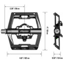 FUNN Mamba SPD Two Sided Clip MTB Pedals Grey