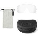 Smith Bobcat Sunglasses Matte Black W/ ChromaPop Low Light Rose Blue Mirror Lens