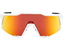 100% Speedcraft Sunglasses Soft Tact Off White (HiPER Red Multilayer Mirror Lens)