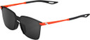 100% Legere Square Sunglasses Matte Oxyfire 2021 (Black Mirror Lens)