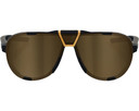 100% Westcraft Sunglasses Soft Tact Black (Soft Gold Mirror Lens)