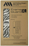All Mountain Style Honeycomb MTB Frame Guard XL Clear/Zebra