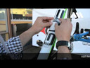 All Mountain Style Honeycomb MTB Frame Guard XL Clear/Zebra