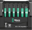 Wera Bit-Check 6 Piece Torx Impaktor 1 Bits Kit