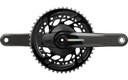 SRAM Force AXS D2 48/35T Power Meter Crankset Grey w/Laser Foil SRAM Force AXS D2 48/35T Power Meter Crankset Grey w/Laser Foil