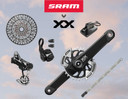 SRAM XX Eagle AXS Transmission DUB MTB Groupset Lunar Black SRAM XX Eagle AXS Transmission DUB MTB Groupset Lunar Black