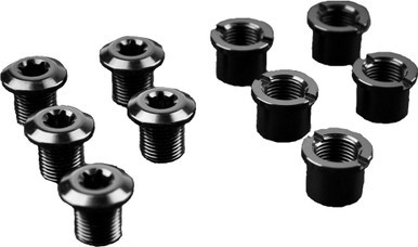 absoluteBLACK Chainring Bolts Long x5 Black