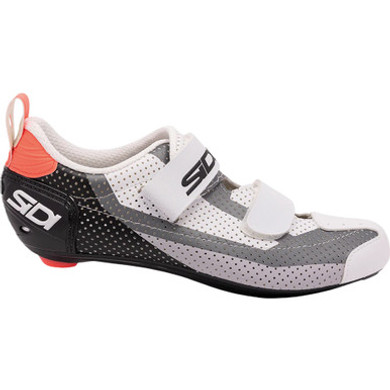 Sidi T-5 Air Triathlon Shoes Black/White/Coral