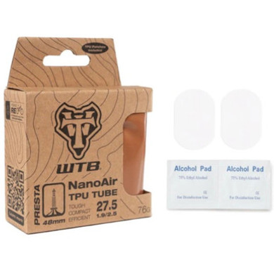WTB NanoAir TPU Tube 27.5x1.9/2.5" 48mm Presta Tan