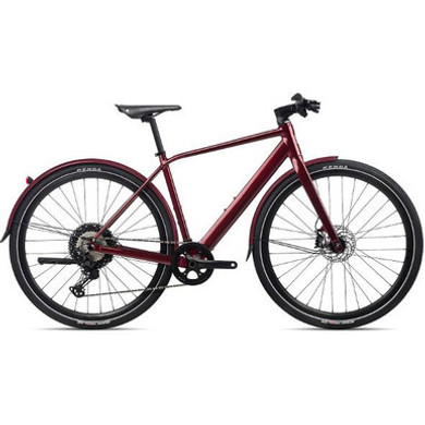 Orbea Vibe H10 Electric Bike Mud Metallic Dark Red