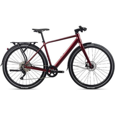 Orbea Vibe H30 EQ Electric Bike Metallic Dark Red
