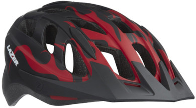 Lazer J1 Youth Helmet One Size Red Flames