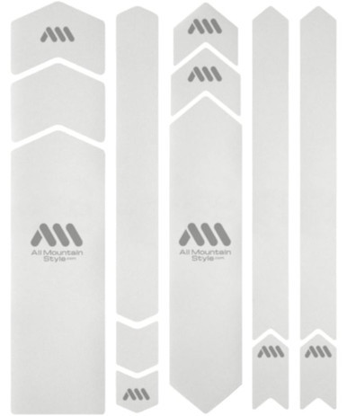 All Mountain Style Honeycomb Frame Guard XXL Clear/Silver