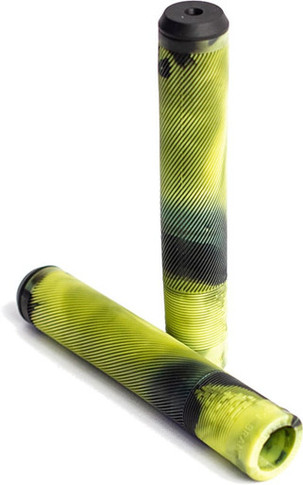 Division Sierra BMX Grips Lime Swirl