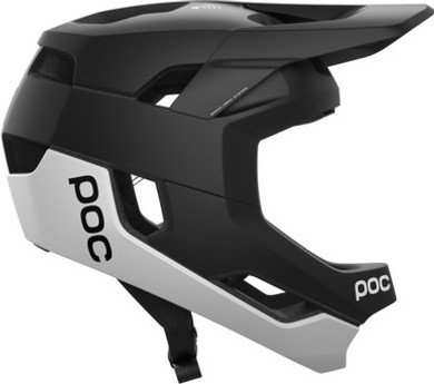 POC Otocon Race MIPS Full Face MTB Helmet Black/White Matte