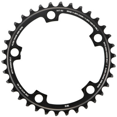SRAM Red X-Glide Yaw 11S 110BCD Alloy Road Chainring Blast Black