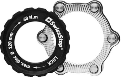 SwissStop 6 Bolt to Centre-Lock Brake Rotor Adaptor