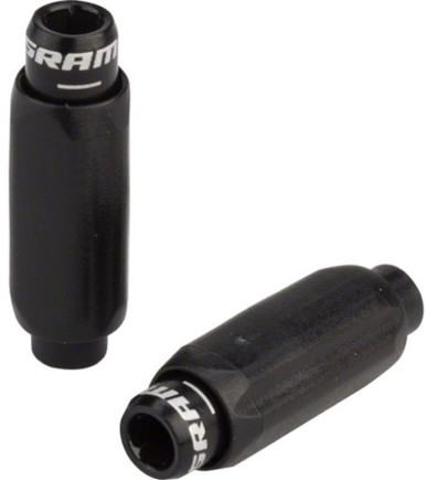 SRAM Compact Alloy Inline Barrel Shift Cable Adjuster 2Pk Black