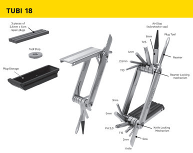 Topeak Tubi 18 Function Multi-Tool Black