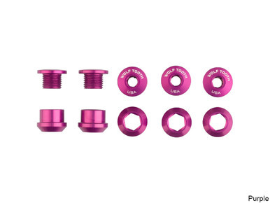 Wolf Tooth Set of 5 Chainring Bolts+Nuts for 1X