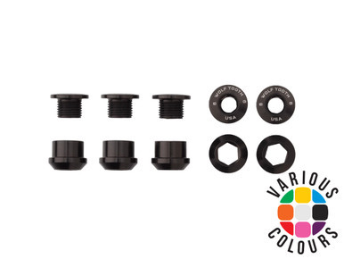 Wolf Tooth Set of 5 Chainring Bolts+Nuts for 1X