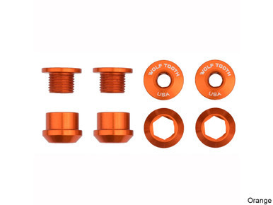 Wolf Tooth Set of 4 Chainring Bolts+Nuts for 1X