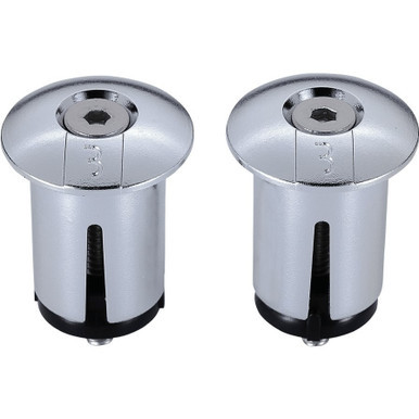 BBB BHT-96 ScrewOn Bar End Caps Chrome