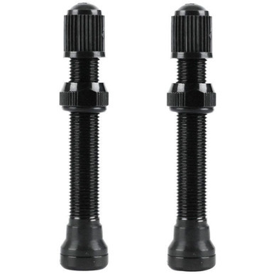 Velox Tubeless Schrader Valves Black Aluminum 60mm