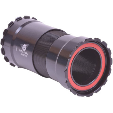 Wheels MFG 386EVO Zero Ceramic 30mm PressFit Threaded Bottom Bracket Black