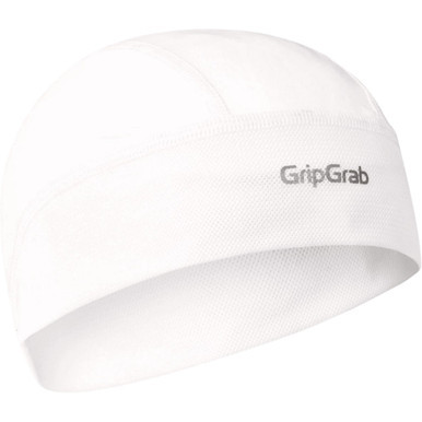 GripGrab UPF 50+ Summer Skull Cap White
