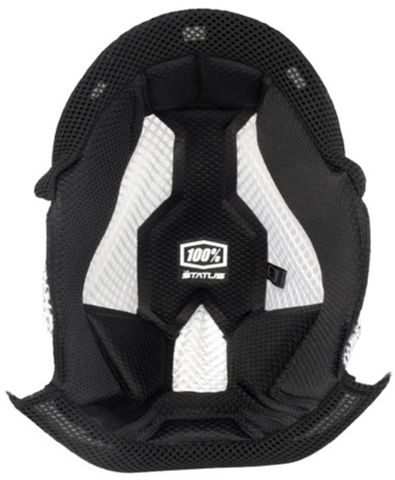 100% Status Full Face Helmet Hellfire Red