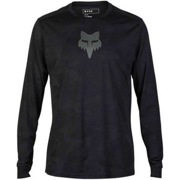Fox Ranger Tru-Dri LS Jersey Black Fox Ranger Tru-Dri LS Jersey Black