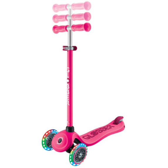 Globber Go Up Sporty Lights V2 Fuchsia/ Dark Pink