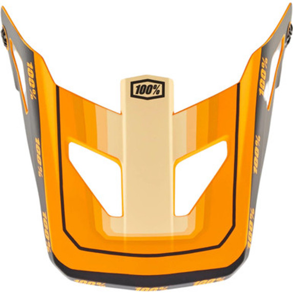 100% Status Replacement Visor Topenga Orange/Black