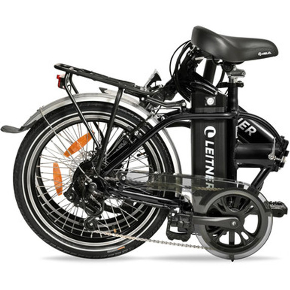 Leitner Tirol 20inch Step Over Folding Ebike Black 10ah