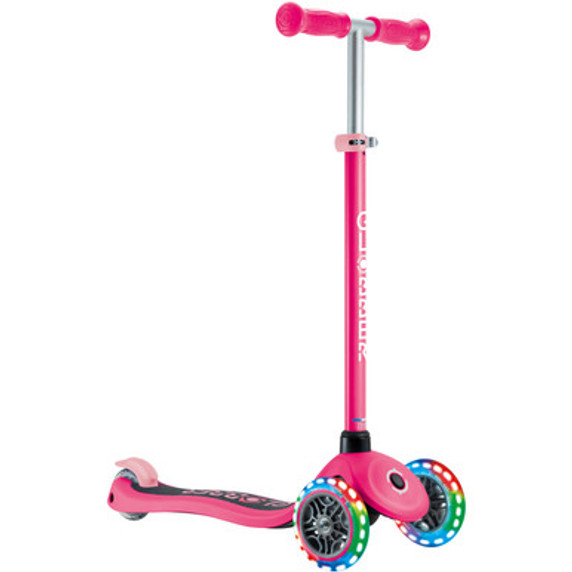 Globber Primo V2 W/Lights Fuchsia Pastel/Pink Scooter