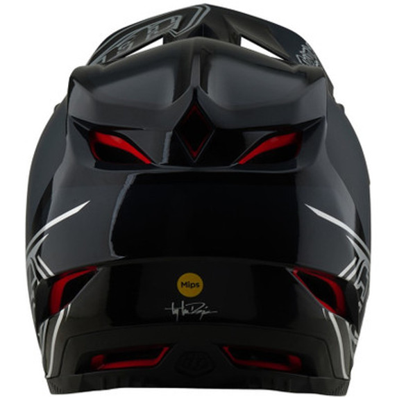 Troy Lee Designs D4 AS Polyacrylite Helmet Shadow Black