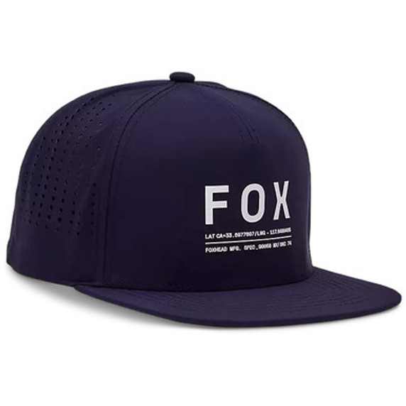 Fox Non Stop Tech Snapback Cap Midnight  Fox Non Stop Tech Snapback Cap Midnight