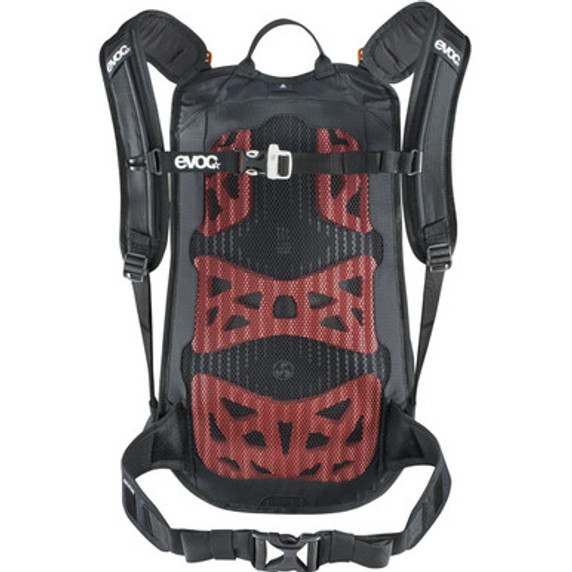 Evoc Stage 12L Team Back Pack Black/White/Neon Orange Evoc Stage 12L Team Back Pack Black/White/Neon Orange