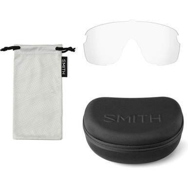 Smith Bobcat Sunglasses Matte Black W/ ChromaPop Low Light Rose Blue Mirror Lens