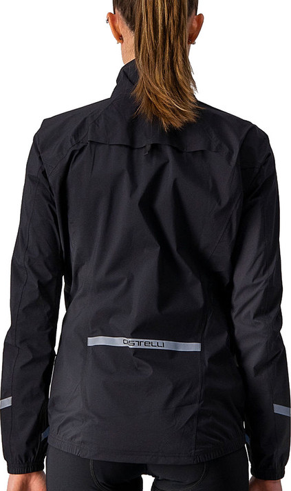 Castelli Emergency 2 Womens Rain Jacket Light Black 2022