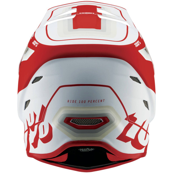 100% Status FF Youth DH/BMX Helmet Topenga Red/White