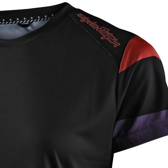 Troy Lee Designs Lilium Rugby Womens SS Jersey Black