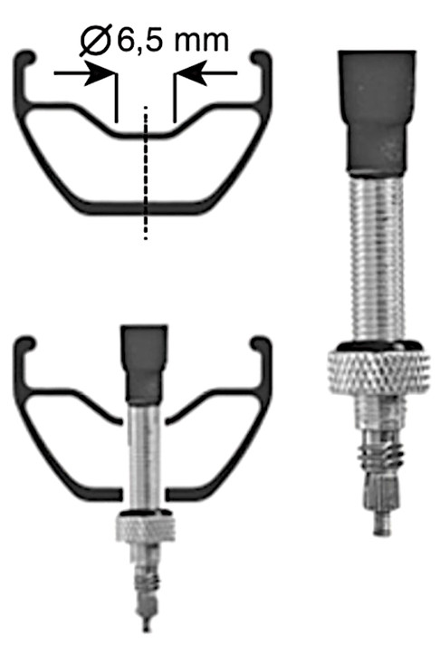 Effetto Mariposa Caffelatex 100mm Tubeless Valve (2 Pack)