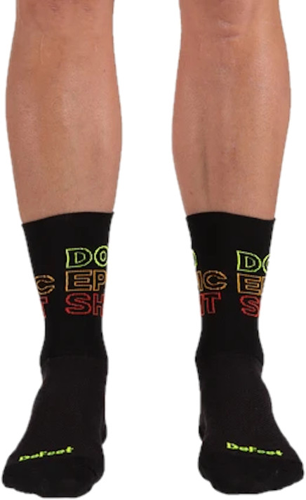 Defeet Aireator Epic Shit 15cm Socks Black/Multicolour
