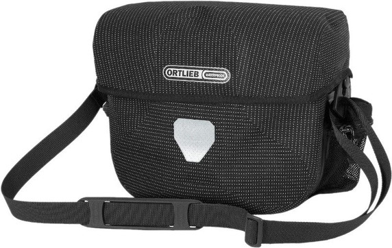 Ortlieb 7L Ultimate Six High Visibility Handlebar Bag (Without Mount) Reflective Black