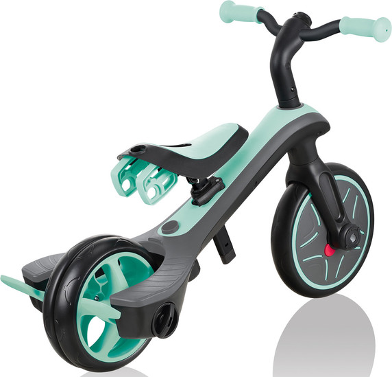 Globber Explorer 4 in 1 Kids Training/Balance Trike Mint